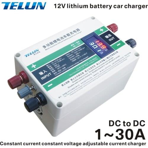 TELUN 4S 4string 14.6V-15V 20A/30A adjustable car charger lithium iron phosphate battery solar Steady voltage current 50Ah 100Ah