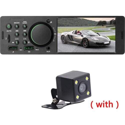 12V Universal 4.1 Inch Dual USB TFT Car Stereo MP5 Player FM Radio Bluetooth Hands-free Call Reversing Image with Camera
