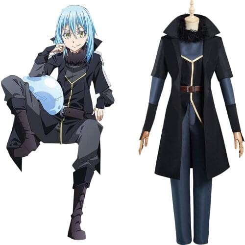 That Time I Got Reincarnated as a Slime Cosplay Rimuru Tempest Cosplay Costume Jumpsuit Outfits Uniform Halloween Carnival Suit