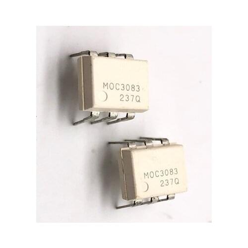 10pcs/lot MOC3083 M0C3083 EL3083 DIP-6 Triac & SCR Output Optocouplers 800VDRM IFT=5mA 6 Pin Optocoupler New original In Stock