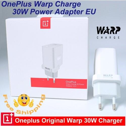 100% OnePlus Warp Charge 30 Power Adapter EU 30 Power Bundle Charger EU Charger FAST Cable Quick Charge 30W For OnePlus 7 7T Pro