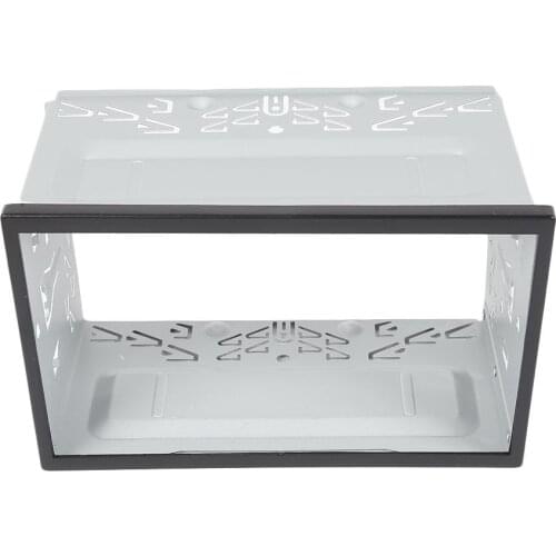 2 Din Car Radio DVD Player Mounting Frame Install Durable Refit Fixed Universal Practical Dash Bezel Panel Trim Kit