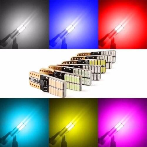 4pcs White Car Canbus No Error T10 w5w 194 24-SMD LED Width Lamp light for vw POLO Golf 5 6 7 GTI Passat b5 B6 JETTA MK5 MK6