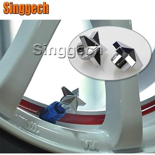 4Pcs Car Star Shaped Tire Valve Wheel Tyre Cap For Toyota Corolla Avensis RAV4 Yaris Auris Hilux Prius Verso Citroen C4 C5 C3 C2