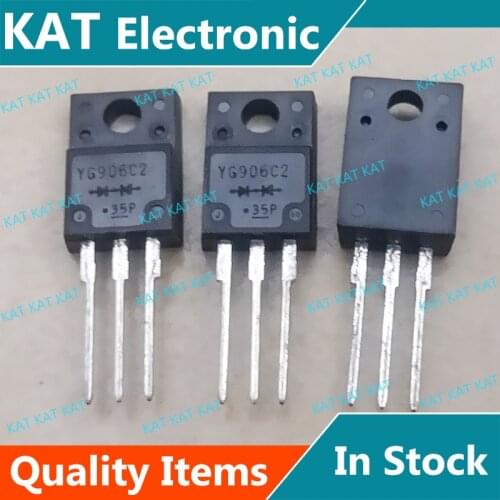 5PCS/Lot YG906C2R YG906C2 TO-220F 200V 20A LOW LOSS SUPER HIGH SPEED