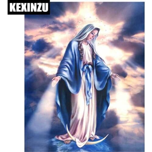 5d diamond painting-Virgin Mar-Full Square/Round drill pictures of Rhinestone Diamond embroidery sale mosaic pictures by numbers