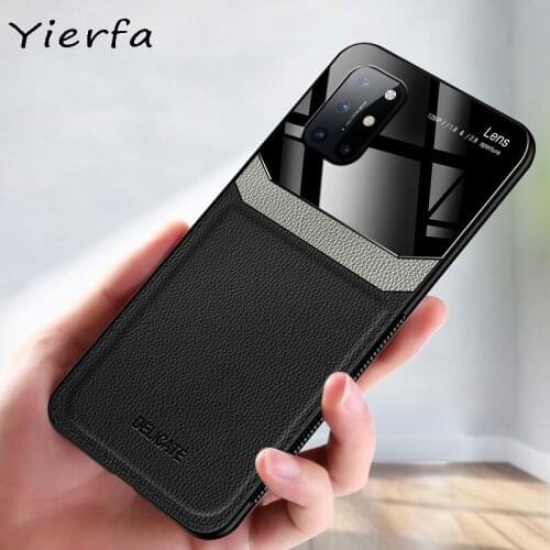 1+8T Cases For Oneplus 8T Shell PU Leather Shockproof Bumper Phone Cases For One plus 8 Pro Oneplus8 Pro Oneplus 8 T Back Cover