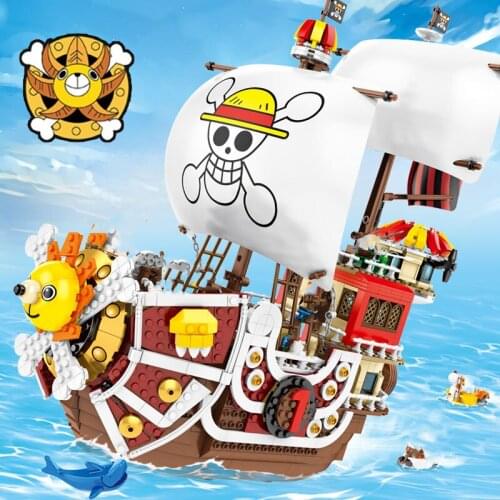 Black Pearl Sailing Pirate Ship Boat Caribbean Pirate Building Block Model Children Kids Toys DIY