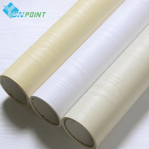 Thick White Decorative Film Wood Design Papel De Parede Wallpaper Bedroom Wardrobe Desktop Door Old Furniture Waterproof Sticker