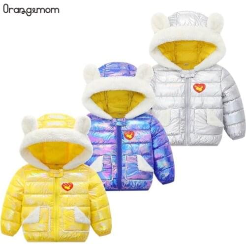 Baby Down Winter Jacket Baby Girl Jacket Hoodies Infant Boys Jackets Children Shiny Cotton Outwear Tops For Toddler Girl Coats