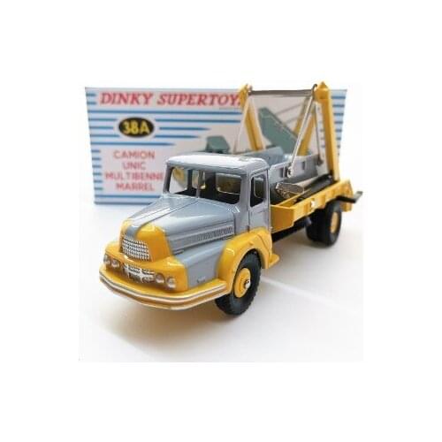 Din ky 1:43 Camion Unic Multibenne Mareel 38A Alloy Metal Diecast Cars Model Toy Vehicles For Children Boy Toys gift