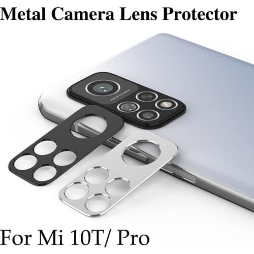For Mi 10T Pro Metal Camera Lens Protector for Xiaomi 10t Pro 5G Screen Protectors Case for Mi 10t pro Ring Case camera glass