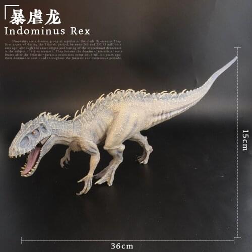 Prehistoric Jurassic Dinosaurs World Indominus Rex Big Size Animals Model Action Figures PVC High Quality Toy For Kids Gift