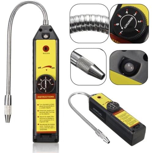 Refrigerant Halogen Leak Detector for Home Portable R134a R410a R22a HFC CFC Air Gas HVAC Gas Leakage Detect Tester Checker Tool