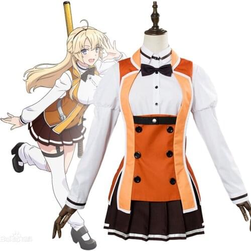 Anime Comic Katana Maidens Toji no Miko Cosplay Costumes Kohagura Eren Cosplay Costume School Uniforms Clothes Suits Dresses