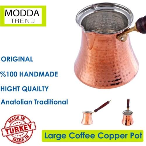ORIGINAL %100 Handmade Hight Quality Anatolia Copper Delicious Coffee Gift Accessory For 4 People Excellent Workmanship Hot Sale