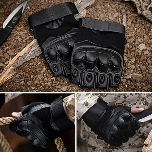 Gloves Hard Shell Protective Non-slip Wear-resistant Carbon Fiber Guard Gloves Hard First Back Cycling Sport Breathable Gloves