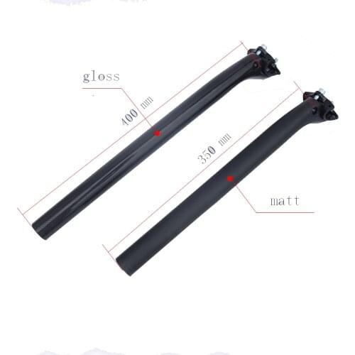 FCFB Full carbon seatpost offset 20mm bicyc seat post MTB/road bike seatpost 3k carbon matte 27.2/30.8/31.6*400mm
