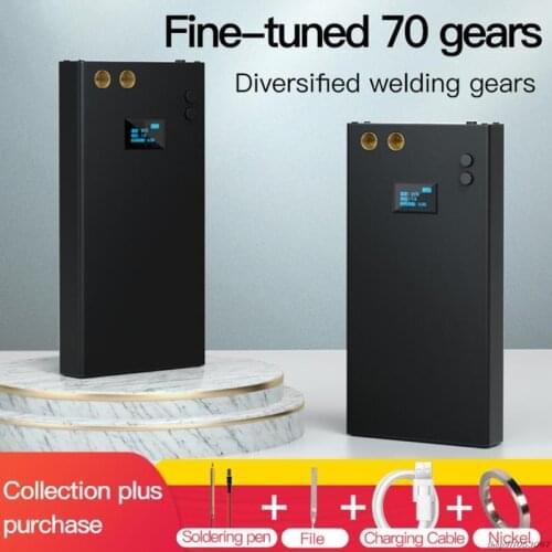Portable Aluminum Alloy Welding Machine 70 Gears Adjustable Mini Spot Welder 7500mAh Type-C Interface Fast Charging 21wholesales