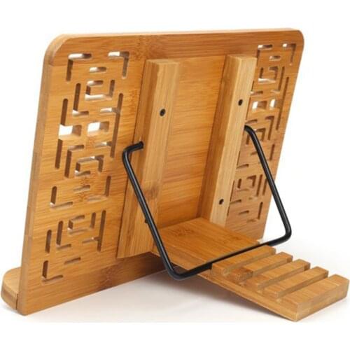 Foldable Tablet PC textbook/Music Document Stand / Desk Bookrest with Retro Hollow Elegant Pattern