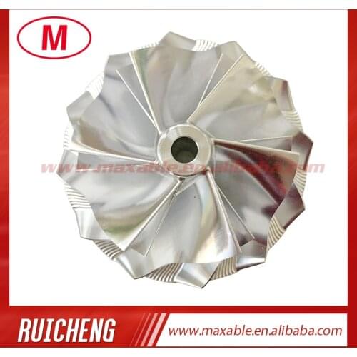 TD05 58.25/78.00mm 6+6 blades Reverse high performance turbocharger billet/milling/aluminum 2618 compressor wheel