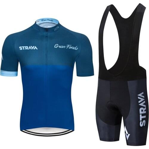 2020 STRAVA cycling jersey set summer cycling wear mountain bike clothing bike clothing MTBbike cycling clothing cycling suit