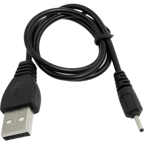 High Speed USB to DC2.0 DC 2.0mm black Power Cable 2mm port USB charging cable 50 cm for Nokia N78 N73 N82