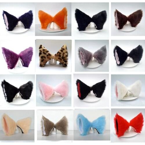 Cat Ears Hairpin Halloween Party COSPLAY Anime Dance Fox Ear Hair Clip Party Accessories Headwear Accessories Horns Cosplay