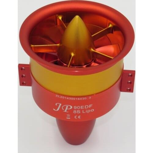 1 set EDF Full Metal Ducted Fan JP 90mm with three Choice Motor 8S KV1050 motor for jet RC