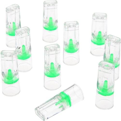 10Pcs Cigarette Accessories Plastic Disposable Tobacco Cigarette Filter Smoking Reduce Tar Filtration Cleaning Holder 25x 9.5mm