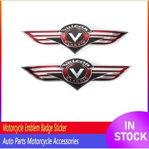 3D Gas Tank Motorcycle Sticker Emblem Badge Fuel Decals For Kawasaki Vulcan 400 800 500 1500 Classic VN400 VN500 VN800 VN1500