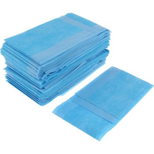 60pcs/pack Blue Disposable Incontinence Underpads Non-Slip Mattress Protectors