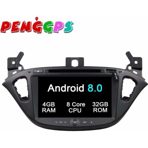 Android 8.0 7.1 Car DVD Player GPS Navigation Headunit For OPEL CORSA 2015 2016 2017 2018 Car Stereo Auto Multimedia Satnav Auto