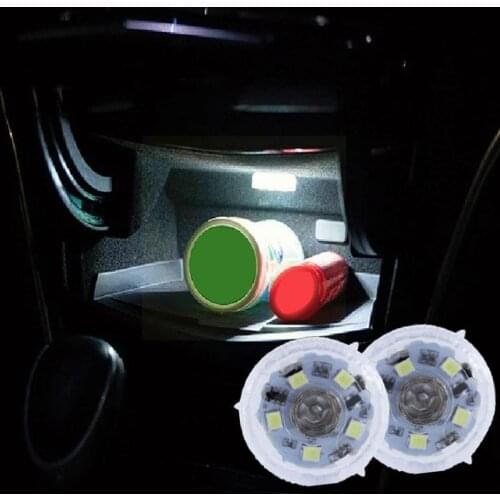 1PC Car Led sensor Light One-button Portable Self-adhesive Home Car Mini Small Night Atmosphere Light Lamp Outdoor Q8Q3