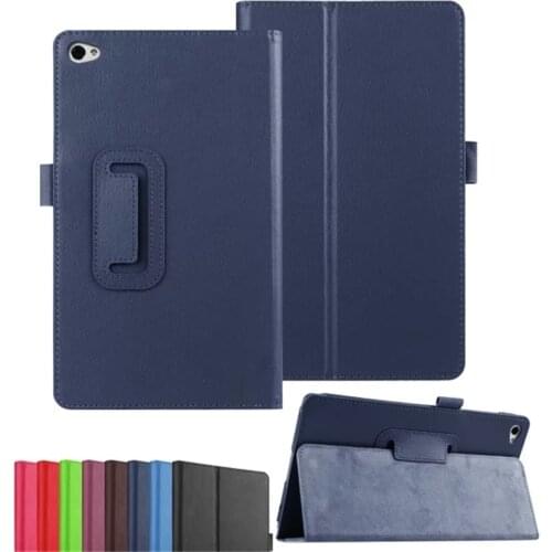 For Huawei MediaPad M2 8.0 M2-801W/803L Tablet Case Litchi PU Leather Cover For Huawei M2 Tablet case Slim protector cover+film