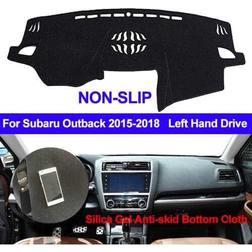 TAIJS Car Dashboard Cover Silicone Non-Slip For Subaru Outback 2015 2016 2017 2018 Sun Shade Dash Mat ANti-UV Carpet DashMat