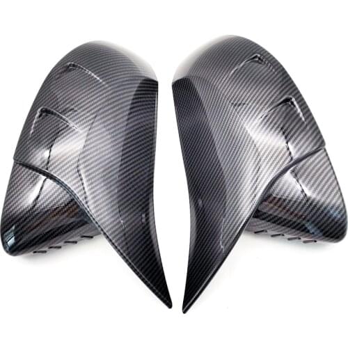 For Toyota Corolla Hatchback 2019-2020 Rear View Side Mirror Cover Carbon fiber pattern Accessories