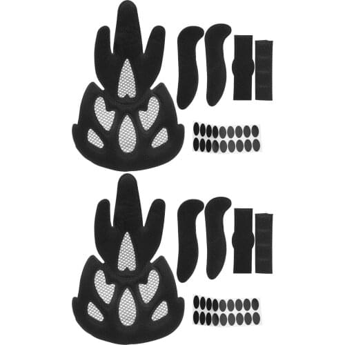 1set Cycling Helmet Pads Sponge Bicycle Electric Bike Motorcycle Riding Helmet Lining Sponge Inner Pads Protection Pad