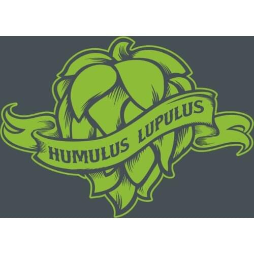 Humulus lupulus Plant Flower Vinyl Wall Sticker Fridge washing machine Home Decor Removable Kitchen Bar Wallpapers S-386