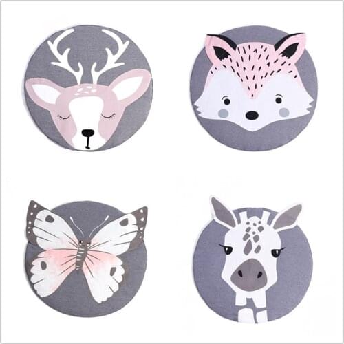 INS Nordic style Three-dimensional animal play mat Cartoon carpet Children crawling mat Baby crawling mat