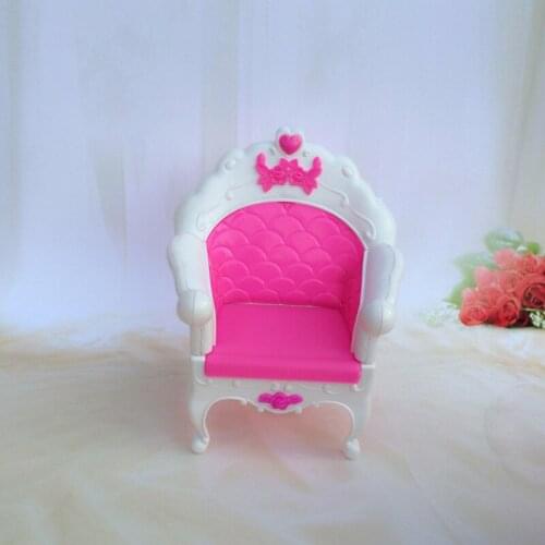Doll Sweet Home Accessories Furniture Household Toys Diy Sitting Room Deluxe Single Sofa Fashion Girls Plastic 2021