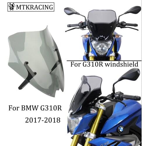 MTKRACING FOR BMW G310R G310 R Motorcycle Front Screen windshield Fairing windshield 2017-2018
