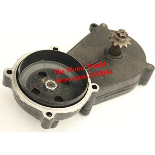BLACK ONE T8F chain polishing Reduction Gear Box for 2 stoke mini dirt bike, Quad use 11 tooth 49CC Engine spare parts