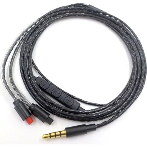 ZSFS Earphone Cord Mic Controller Replacement Cable For Audio Technica ATH-IM50 im70 im01 im02 im03 im04 Earphone cable