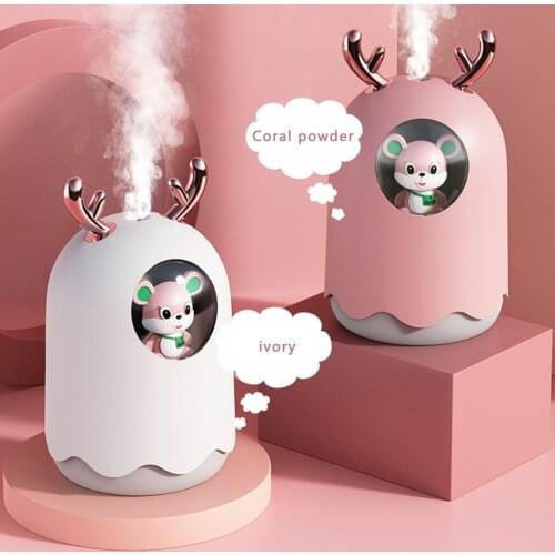 300ml Usb Ultrasonic Air Humidifier Aroma Essential Oil Diffuser Pet Aromatheraphy Humidifier With Romantic Light For Home