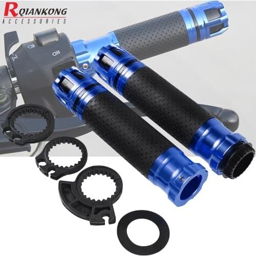 Universal Motorcycle Hand Bar End Grips Set Moto handlebar Ends For Suzuki GSX GSXR 400/600/750/1000/1300 BANDIT HUYABUSA KATANA
