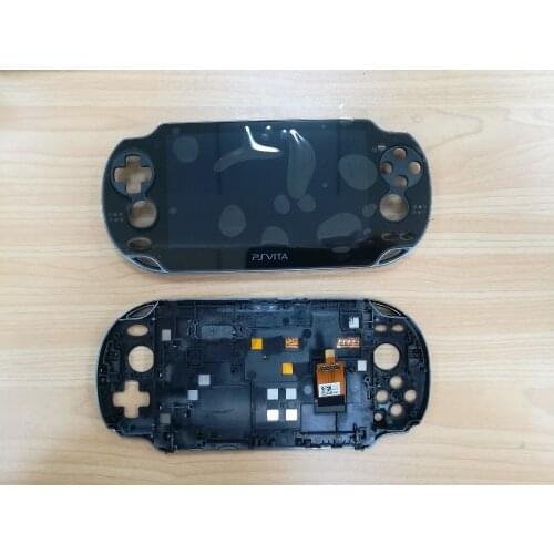 Original OLED for psvita for ps vita psv 1000 lcd display screen with touch assembly with frame black color