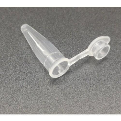 0.2ml, PCR single tube, flat cap, transparent
