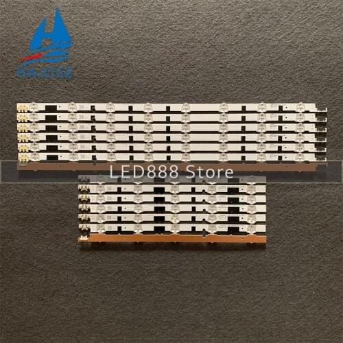 14pcs/set LED strip Compatible for 40 Inch UA40F5500 D2GE-400SCA-R3 D2GE-400SCB-R3 2013SVS40F L8 R5 UE40F6800SSXZF
