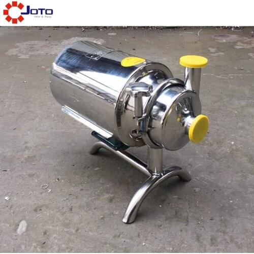 1T 380v50hz Stainless Steel Sanitary Centrifugal Pump For Milk and Beverage